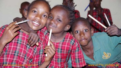 Stifte für Straßenkinder und Familien in Kenia