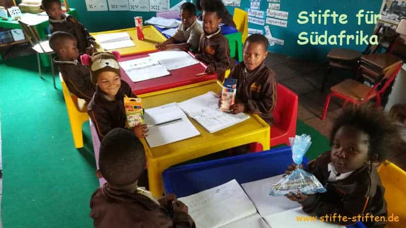 Stifte für Kinder in Südafrika